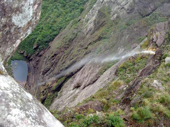 A Cachoeira da Fumaça, próxima à vila do Capão, na Chapada Diamantina - BA